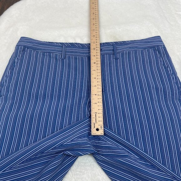 Tommy Bahama Shorts 33 Blue Striped Stretch Nylon 10" Inseam Golf Men's - Picture 7 of 9
